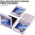 thumbnail image 3 of for Samsung Galaxy Z Flip 5 2023 Case,Slim Thin Lightweight Hard PC Non-Slip Electroplated Shockproof Protective Fashion Phone Case with Hinge Protection for Samsung Z Flip5 (Purple), 3 of 14