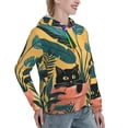thumbnail image 6 of Sikiie Cat Hiding In Potted Plants Women's Casual Hoodies Long Sleeve Lightweight Pullover Tops Loose Sweatshirt-XX-Large, 6 of 7