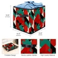 thumbnail image 3 of Palestine Foldable Organizer Bins Storage Containers Storage Bin with Handle, 10.8"x10.5"x10.6", Large Capacity, 3 of 6