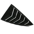 thumbnail image 4 of Ikon Motorsports Compatible with 17-23 Tesla Model 3 Rear Quarter Side Window Louvers Scoop Cover Vent Panel Pair - Carbon Fiber Print 2017 2018 2019, 4 of 7