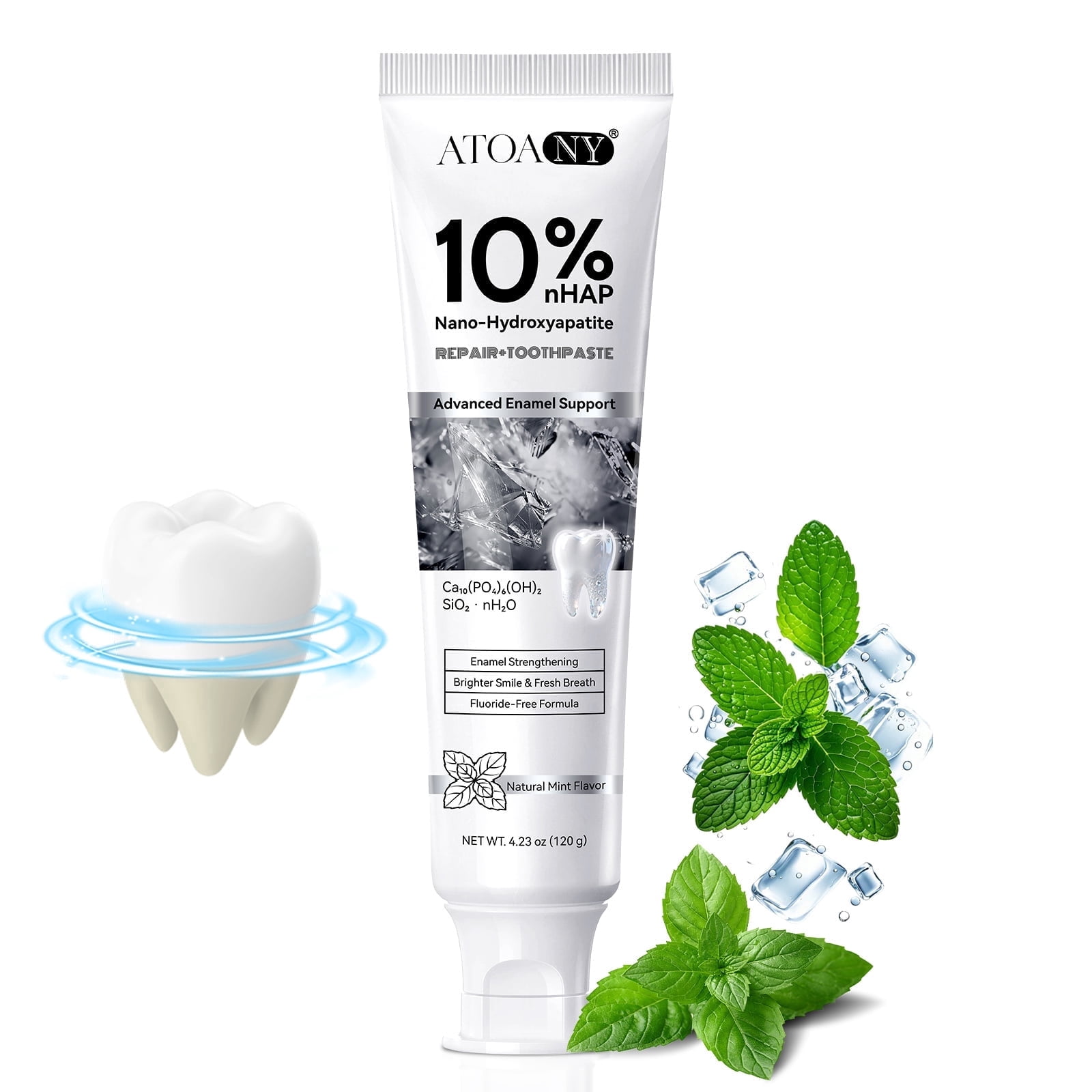 Eco-Dent DailyCare Baking Soda Toothpowder Mint SLS & Fluoride