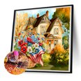 thumbnail image 2 of Pintura de diamante 5D DIY Kit de flor de taladro redondo completo Decoración de arte para el hogar (K398) Hugtrwg Para estrenar, 2 of 9