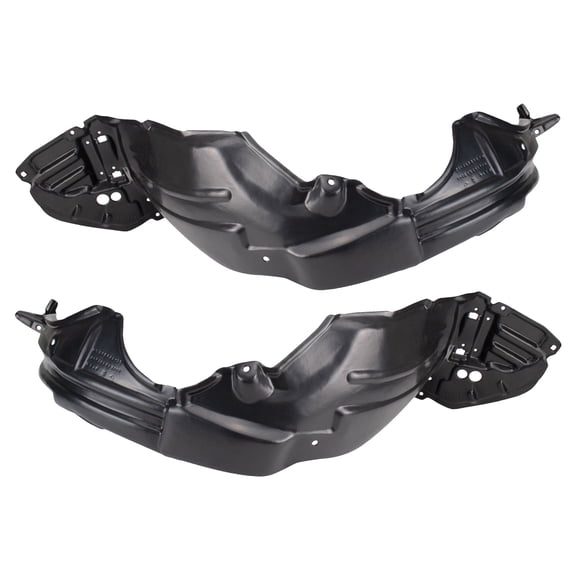 TRQ Inner Fender Liner Set Fits Select 2012-2014 Toyota Yaris TO1248168 TO1249168