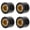 Black, variant on BIMZUC 4Pcs Electrician PVC Waterproof Electrical Insulated Sealing Tape Repair Tools, 1.73 in (4.4cm) x 36.1 ft (11m), High Performance Safe Insulating Wrap for Vehicle and Meter Instrument, Black