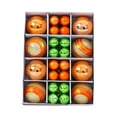 thumbnail image 3 of Juego de 40 Adornos de Bolas de Navidad BLESIY colgantes reutilizables naranja, 3 of 8