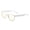 White, variant on Newbee Fashion - Anti-Reflective Comfortable Computer Reading Glasses (No Magnification) Helps Eye Strain, Fatigue and Dry Eyes from Digital Devices with Anti-Blue Light, Anti-UV and Anti-Glare