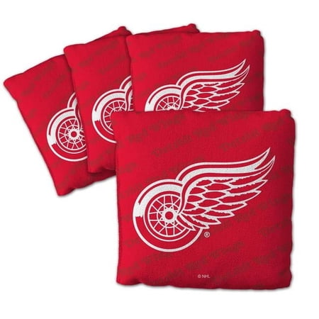 NHL Detroit Red Wings Cornhole Bags - 4PK - Red