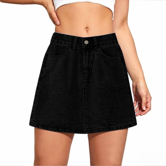 Npasoilc Mini Skirt for Woman Knit Hollow Drawstring Beach Casual Summer Half Skirt