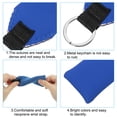 thumbnail image 3 of Uxcell 5.3 x 1.8 x 0.8 Inches Floating Neoprene Boat Keychain Waterproof for Water Sports 2 Pcs Blue, 3 of 6