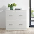 thumbnail image 3 of Pemberly Row 2-Drawer Engineered Wood Lateral File with Lockdowel - White Finish, 3 of 9