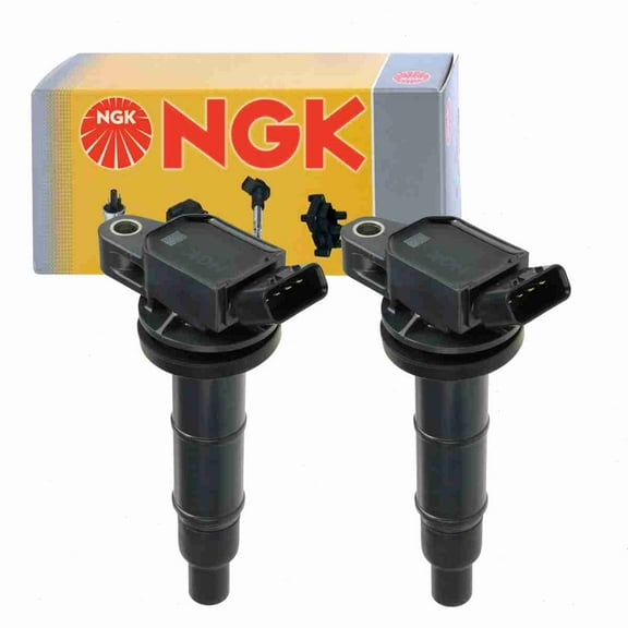 2 pc NGK 48945 Ignition Coils for 00318 1415083 1415083Y 178-8314 19185426 19205387 2505-309485 318 36-8076 673-1307 90080-19023 90919-02243 90919-02244 90919-02266 D511C E352 E363 E994 GN10313 IC463