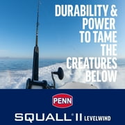 PENN Squall® II Level Wind Reel, 15 Size Fishing Reel
