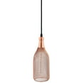 thumbnail image 2 of Modway Glimmer Modern Bottle-Shaped Metal Pendant Light in Rose Gold, 2 of 5