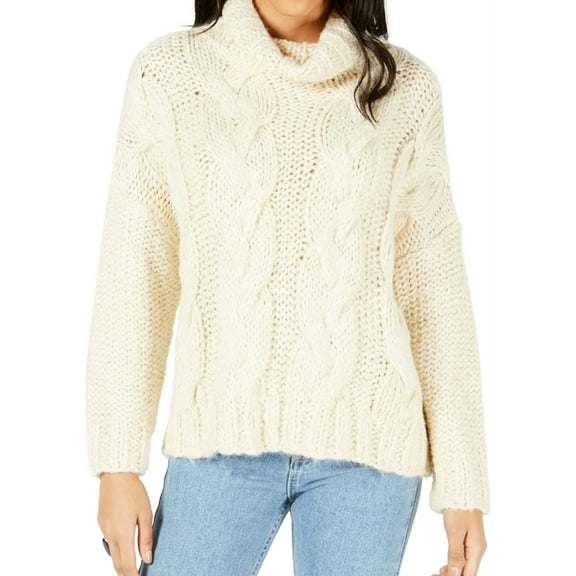 Moon River Womens Weatheral Knit Sweater