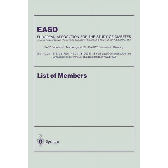 List of Members, (Paperback)
