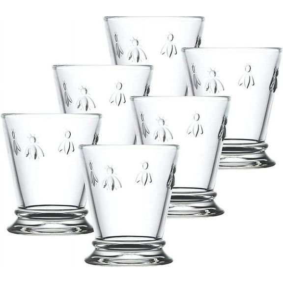 La Rochere Set of 6/9-oz. Napoleon Bee Juice Beverage Glasses