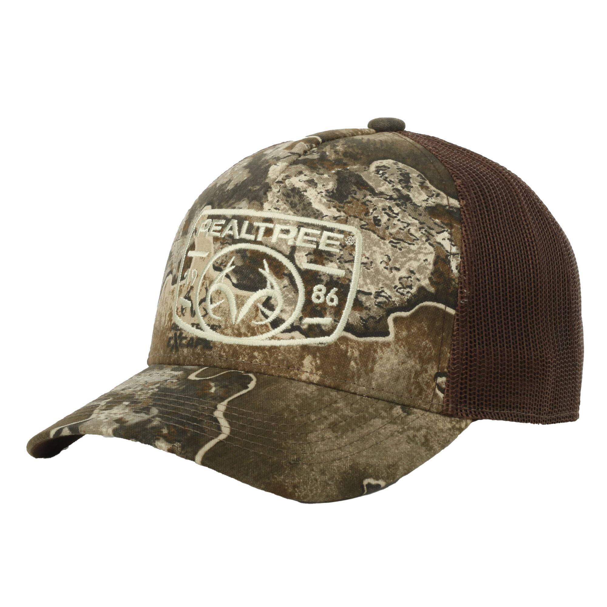 Realtree® Excape Camo Hunting Cap – Low Profile Mesh Back Snapback, One Size