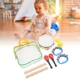 thumbnail image 4 of Kids Musical Instruments Set, Hand Drum Rumba Shakers Rattle Professional Musical Instrument Kit Easy To Play Egg Shaker Hand Jingle Bell  for Children, 4 of 7