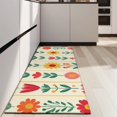 thumbnail image 4 of Pioneer Flower Floral Print Pattern Kitchen Rug Mat,Kitchen Runner Rugs Non Skid Washable,Decorative Kitchen Floor Mats for Kitchen,Sink,Laundry,17"X47", 4 of 5