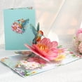 thumbnail image 5 of 3D Pop Up Flower Greeting Cards Wedding Card Anniversary Thanksgiving Valentines Day Birthday Gift Thank You Card Handmade Cards, 5 of 5