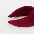 thumbnail image 6 of FUNUONY Womens Knotted Wide Headbands, Velvet Headband, Large Head Bans for Women's Hair Fashion Designer Girls Headbands Hair Accessories Vintage Wide Top Knot Pearls Hair Hoops, 6 of 6