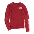 thumbnail image 1 of Aeropostale - Camiseta gráfica con logo a rayas para hombre, rojo, talla mediana Aeropostale Camiseta gráfica, 1 of 2