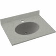 thumbnail image 3 of Swan Ellipse Solid Surface 19'' Single Bathroom Vanity Top, 3 of 7