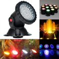thumbnail image 2 of Waterproof Underwater Spot Lights Multicolour RGB Aquarium Lights with Remote Control for Garden Pond Fish Tank Swimming Pool,UK Plug (Set of 1 Light), 2 of 5