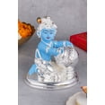 thumbnail image 2 of Baby Krishna MaakhanChor in Blue & Silver - 6 Inches, 2 of 4