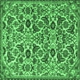 thumbnail image 1 of Ahgly Company Indoor Square Persian Emerald Green Traditional Area Rugs, 8' Square, 1 of 4