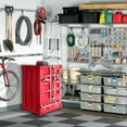 thumbnail image 3 of Industrial Container, Side Table, Retro Bedside Table, Storage Cabinet With Door And Lock, 3 of 10
