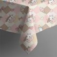 thumbnail image 5 of Pink Checkered Cow Pattern Square Tablecloth,Waterproof Square Table Cover,Wipeable Spillproof Washable Table Cover for Home Kitchen Party Decor 42"X42"(107x107cm), 5 of 6