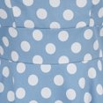 thumbnail image 6 of Cocktail Dress Women's 1950s Retro Vintage Party Dress Polka Dot Print Mid Length Short Sleeve Swing Dress Evening Dress, 6 of 6