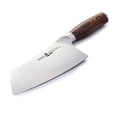 thumbnail image 6 of TUO Cleaver Knife, Chinese Chef Knife 7" Vegetable Meat Cleaver with Pakkawood Handle, 6 of 15