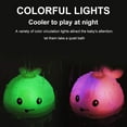thumbnail image 5 of LNKOO Bath Toys for Toddlers, Whale Automatic Spray Water Baby Bathtub Water Toys 2 in 1 Space UFO Car, with Light Up Music Fountain Toy for Infant Early Walk Crawling Whale Car Toy Set, 5 of 8