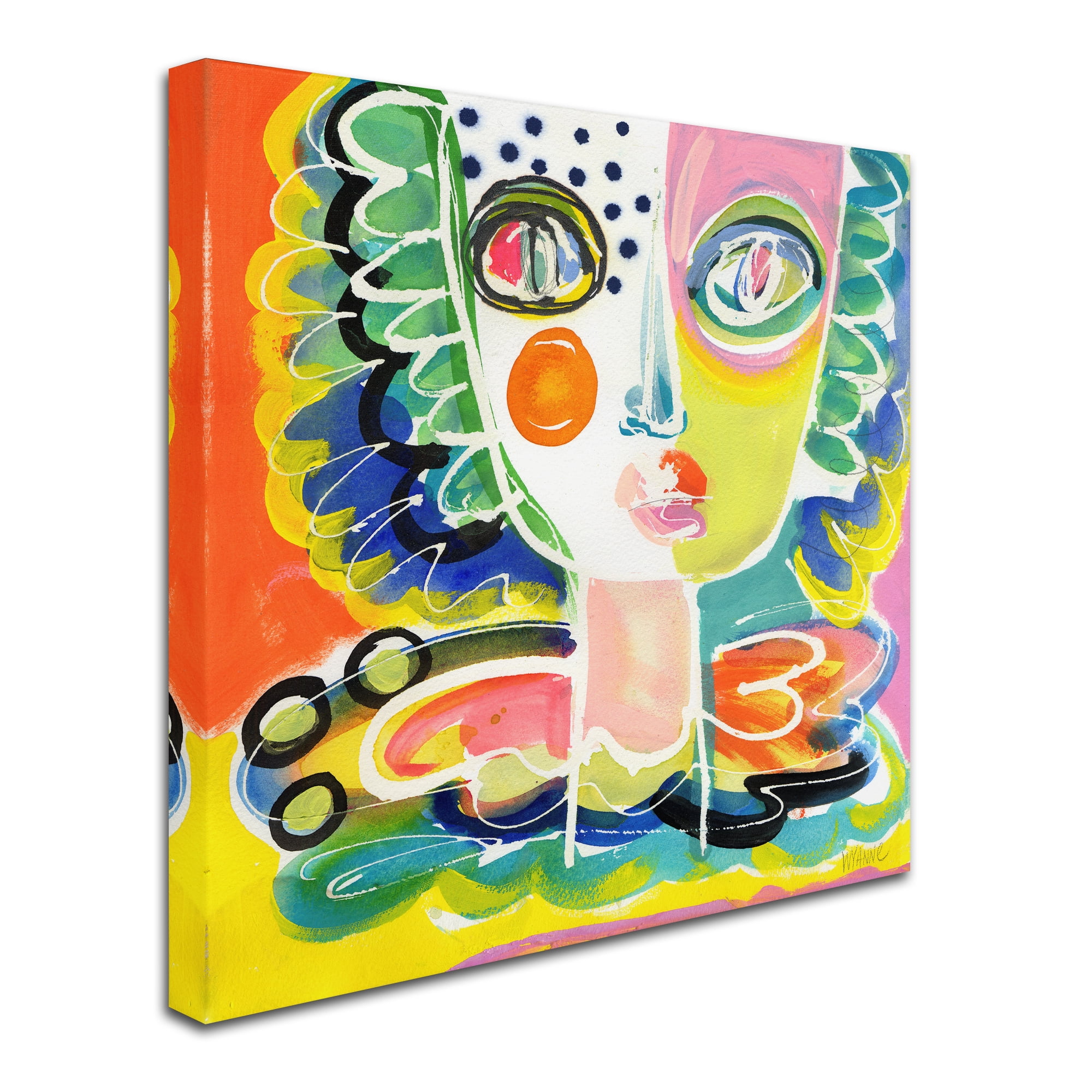 Trademark Fine Art 'It Was A Free Makeover' Canvas Art by Wyanne
