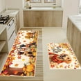 thumbnail image 5 of Thanksgiving Doormat Set, Maple Leaf Floor Mats, Non Slip Polyester Recycled Rubber Backing, Durable Low Profile Multicolor Entrance Rug for Home Décor and Easy Cleaning 2 Pieces, 5 of 7