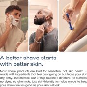Henson Shaving 3-Step Shave Routine - Face Wash + Shave Cream + Aftershave Balm