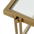 thumbnail image 4 of Evelyn&Zoe Inez 20" Wide Square Side Table, Brass, 4 of 10