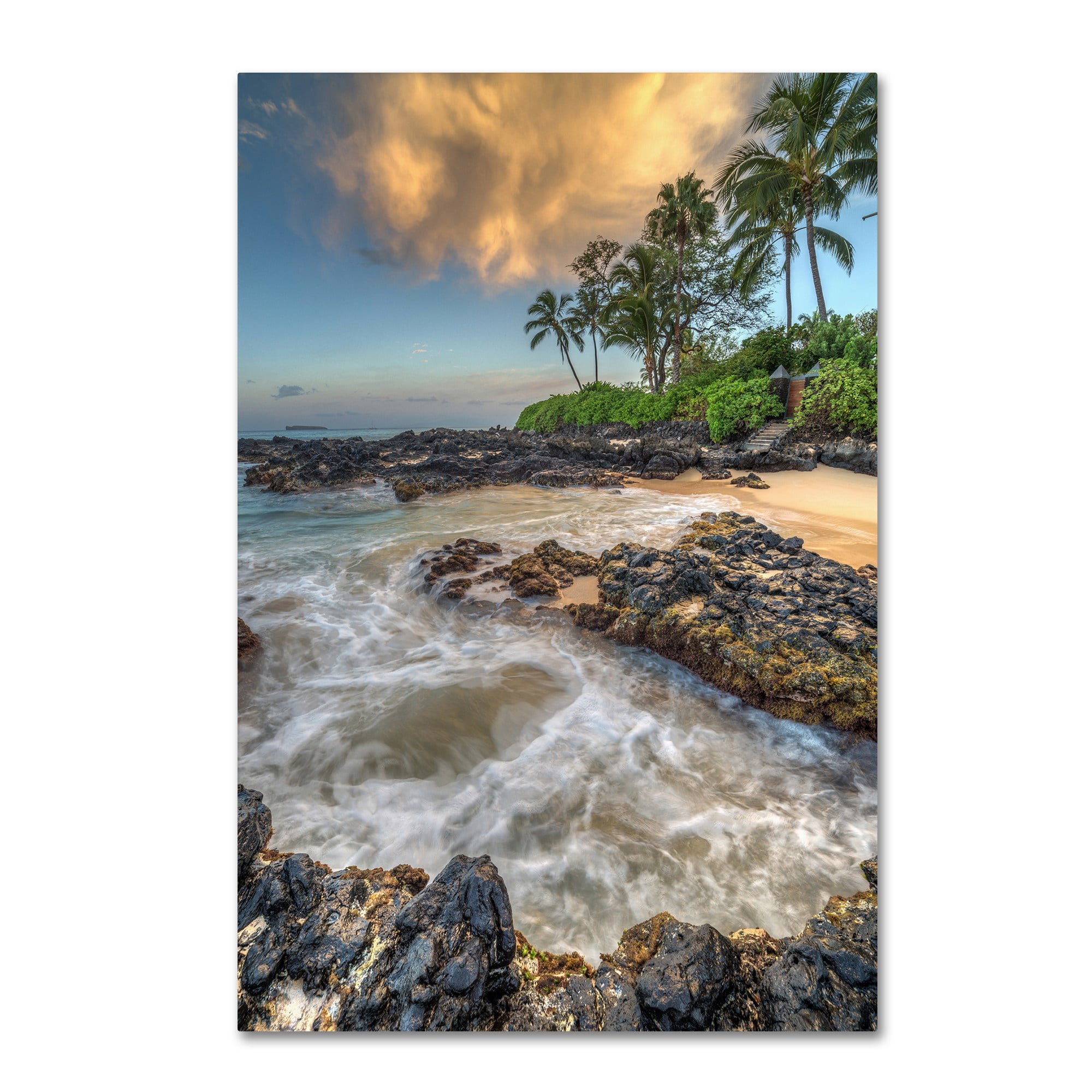 Trademark Fine Art 'Makena Sunrise' Canvas Art by Pierre Leclerc