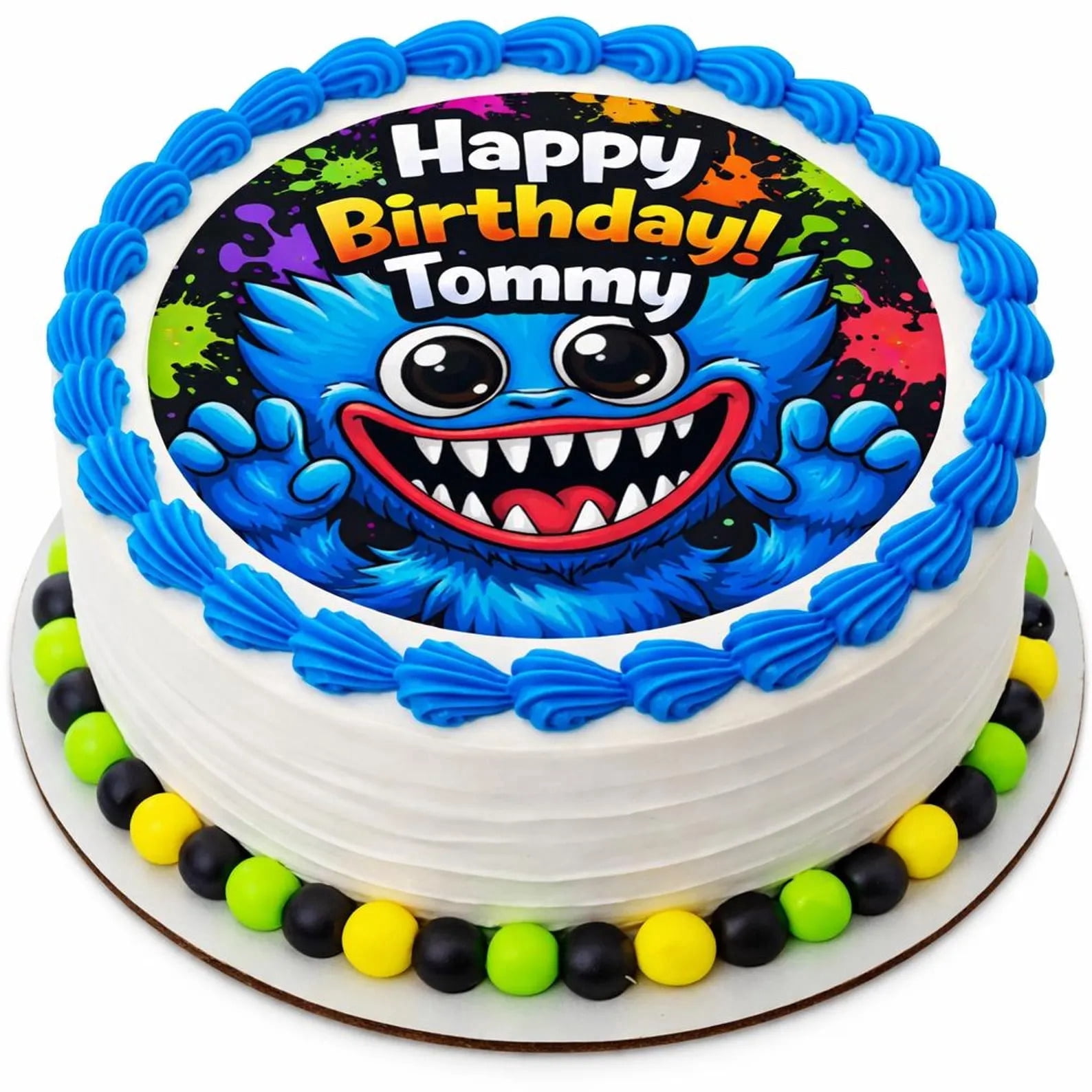 SugarMeLicious Candy Theme Edible Image Cake Topper, Sweet