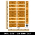 thumbnail image 2 of Approved Double Line Border Sticker Set - Orange - Matte Finish - 2.00" Large, 2 of 7