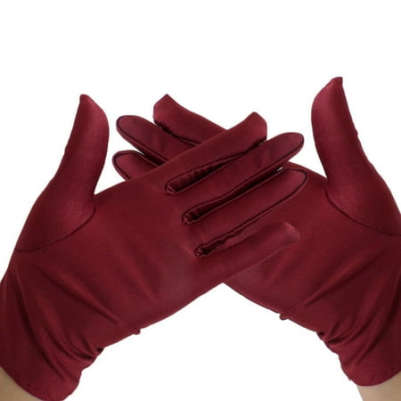 

CXDa 3Pairs Anti-Slip Elastic Jewelry Inspection Flag-raising Conductor Work Gloves