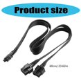 thumbnail image 3 of Professional 12+4Pin PCIe5.0 Graphics Card Power Adapter Cable,18AWG Copper Wire for Safe Operate Power Supply Accessory, 3 of 4