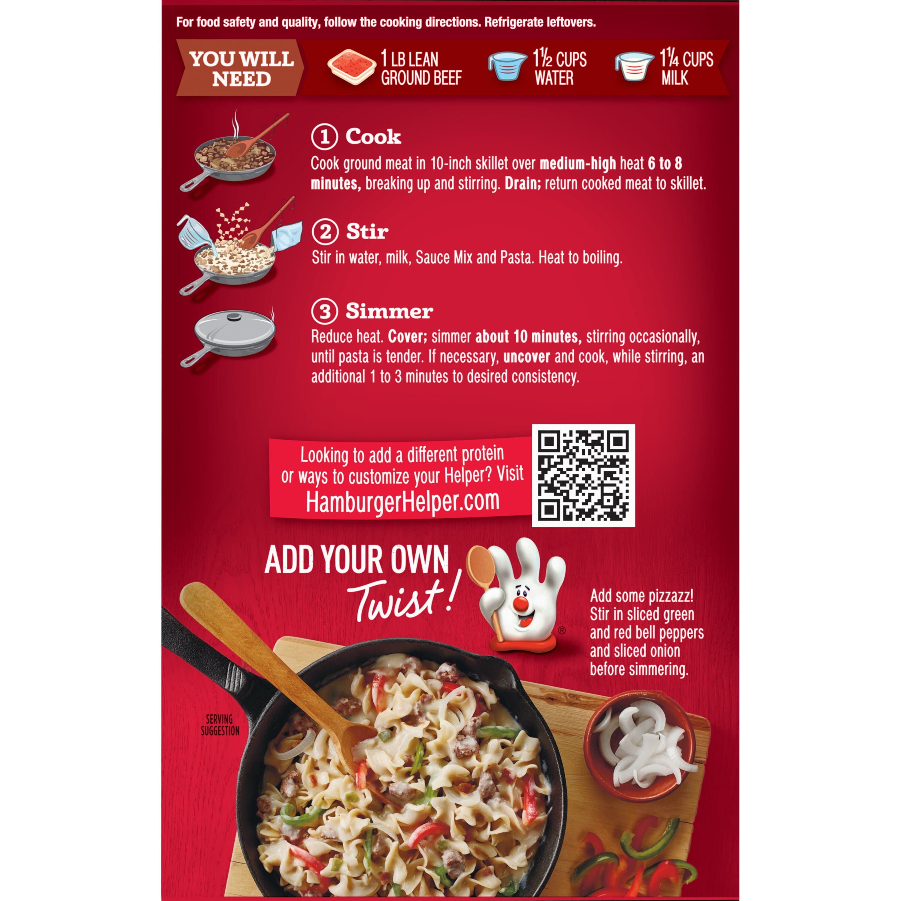(8 pack) Hamburger Helper Pasta Deluxe Philly Cheesesteak, 4.8 Ounces Box