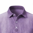thumbnail image 6 of FRSASU Jeans Shirts for Men Vintage Washed T-Shirt Button Up Short Sleeve Shirts Casual Lightweight Comfortable Demin Tees Purple, 6 of 6