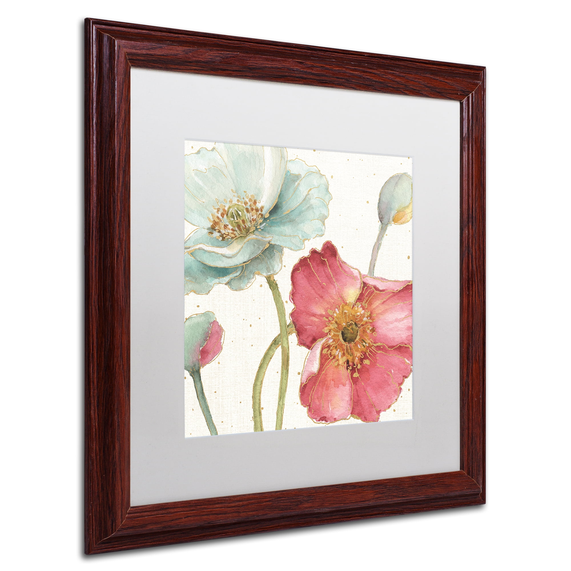 Trademark Fine Art 'Spring Softies II' Matted Framed Art by Lisa Audit