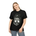 thumbnail image 5 of Diving Funny Vacation Mask Skull Unisex Heavy Cotton Tee, 5 of 9