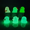 thumbnail image 2 of Mystery Glow-in-The-Dark Ghost Blind Box, Mini Luminous Ghost Doll Playsets, Random Resin Ghosts Halloween Decoration, Cute Blind Box Toys for Desk, Shelf Decor, 2 of 9