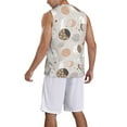 thumbnail image 2 of Naloa Rabbit In Space Basketball Jersey Reversible Men's Mesh Athletic Sports Shirts Training Practice S-4XLX-Large, 2 of 6